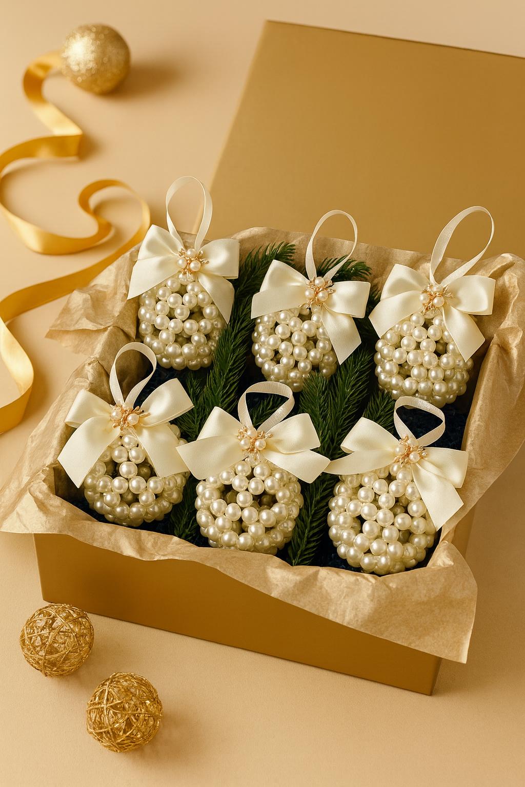 nan – handcrafted pearl ornament with silver details, gift‑ready by Rivolini.