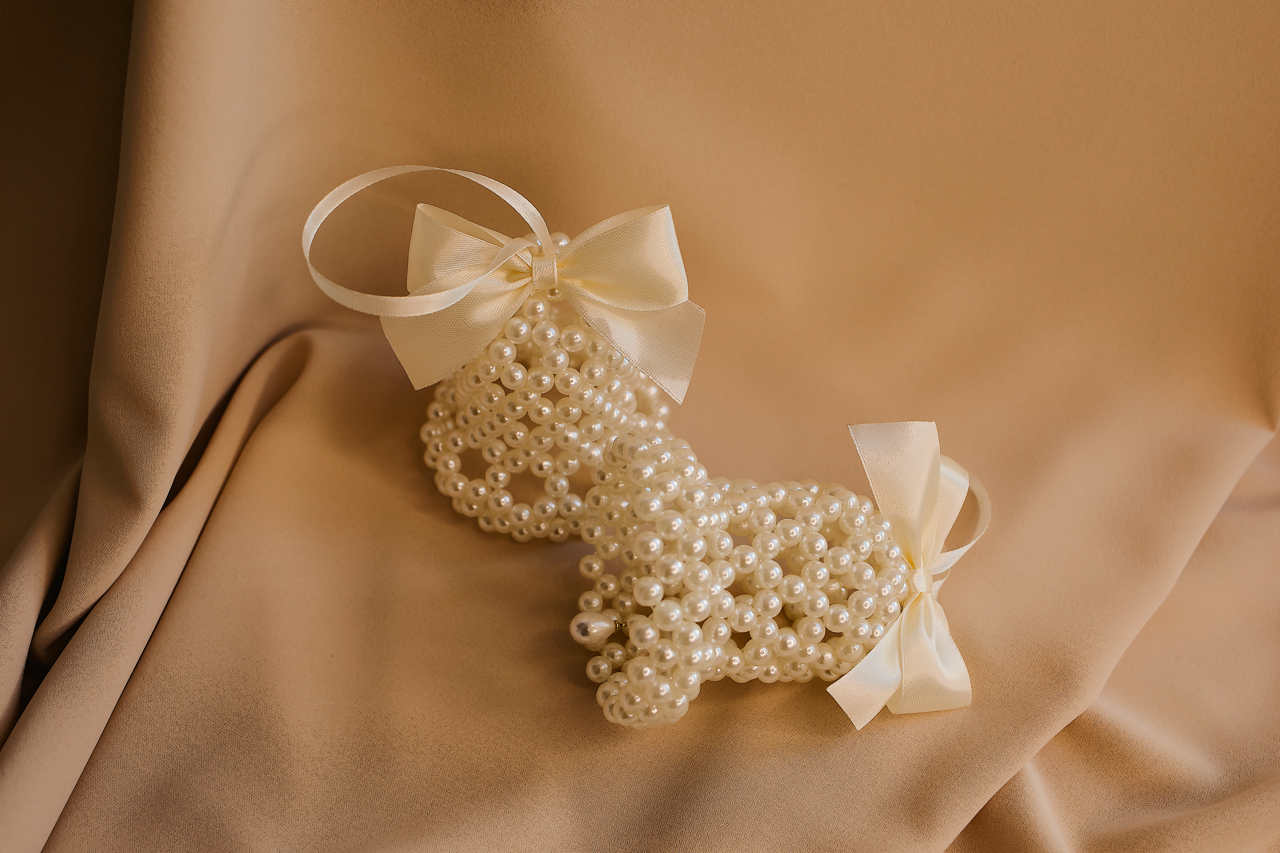 nan – handcrafted pearl ornament with silver details, gift‑ready by Rivolini.